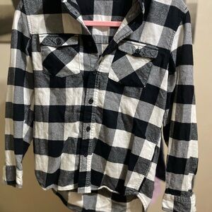 H&M Kids Checkered Button Down Shirt